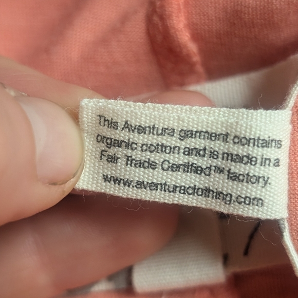 Aventura Peach Organic Cotton Poly Cardigan - Picture 5 of 10